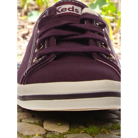 Keds Women's Rally Seasonal Solid Oxford Plum Purple New Gift Sz 6.5 Medium - Picture 7 of 11